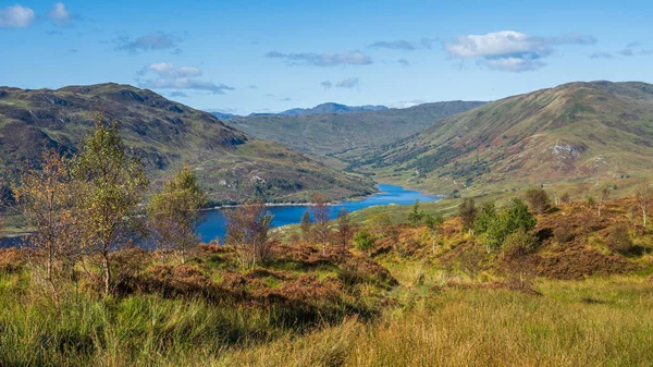 Tittar Ner Glen Finglas Trossachs Nationalpark Skottland — Stockfoto