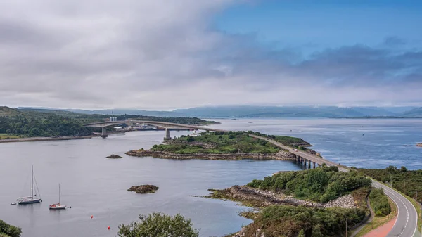 Skye Bridge Est Pont Routier Qui Relie Île Skye Île — Photo