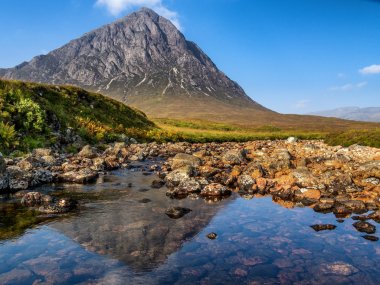 Refelctions of Buachaille Etive Mor clipart