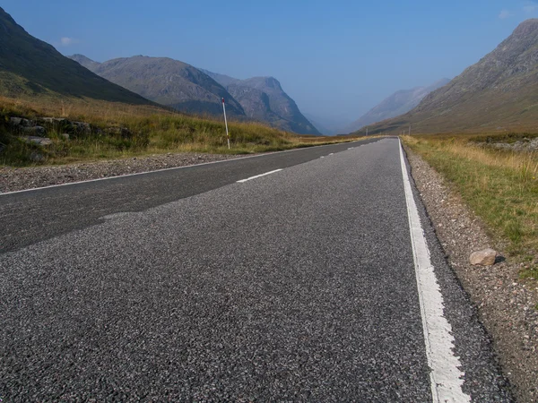 Glencoe ορεινού δρόμου — Φωτογραφία Αρχείου