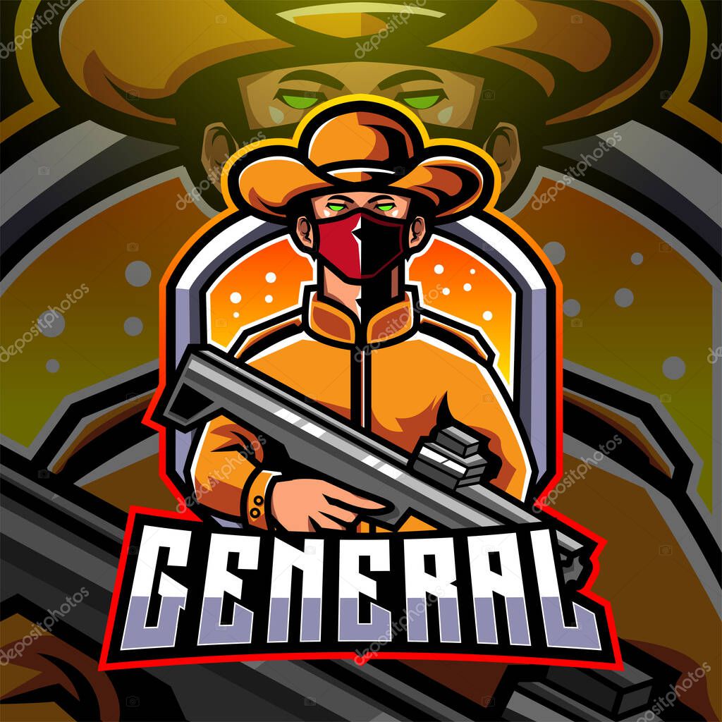 General esport mascot logo
