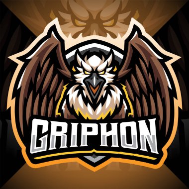 Gryphon Esport maskot logosu tasarımı