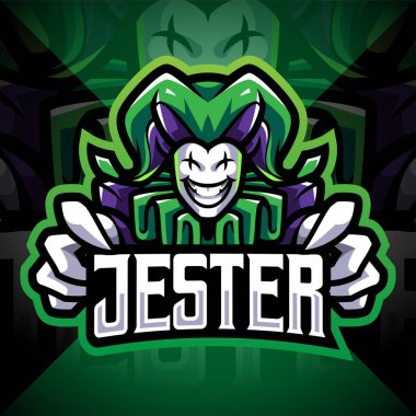 Soytarı esport maskot logosu tasarımı