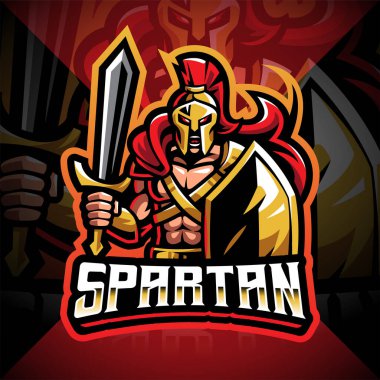 Sparta Esport maskot logosu tasarımı
