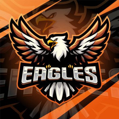 Eagles esport maskot logosu tasarımı