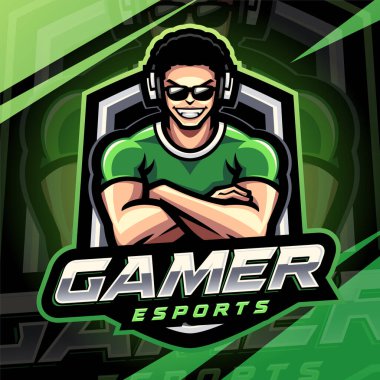 Oyuncular maskot logosu tasarımı