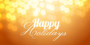 Renkli Bokeh Işıklı Mutlu Tatil Günleri