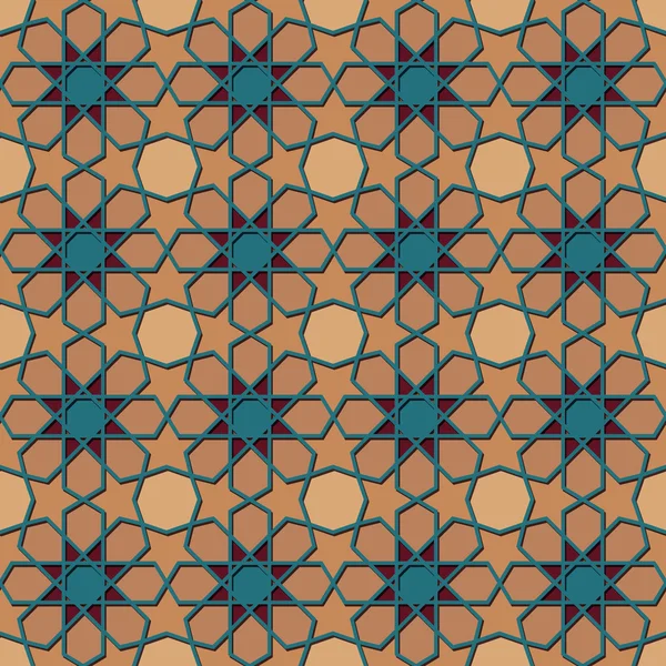 Ornamental Seamless Islamic Pattern — Stock Vector