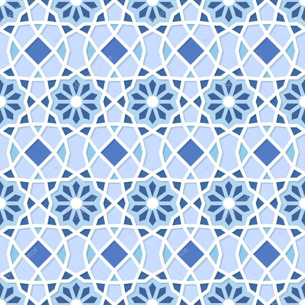 Ornamental Seamless Islamic Pattern