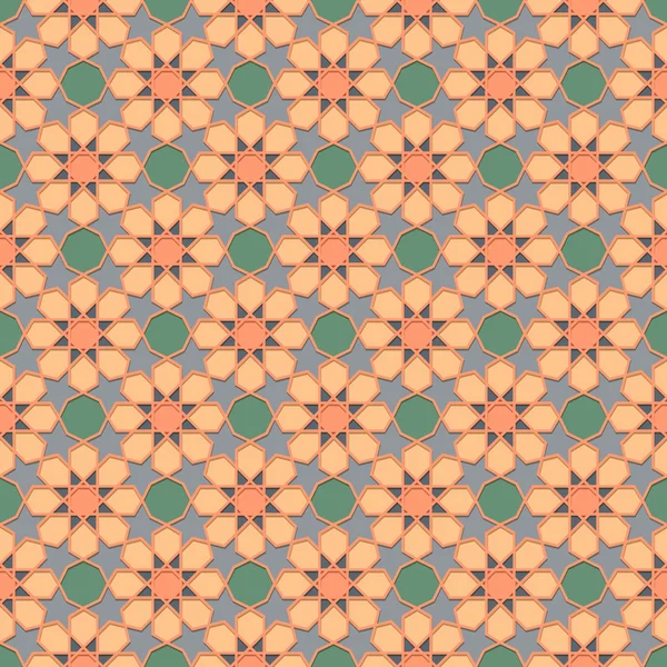 Ornamentale nahtlose islamische Muster — Stockvektor