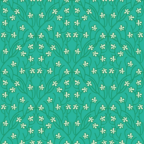 Seamless Floral Pattern — Stock Vector