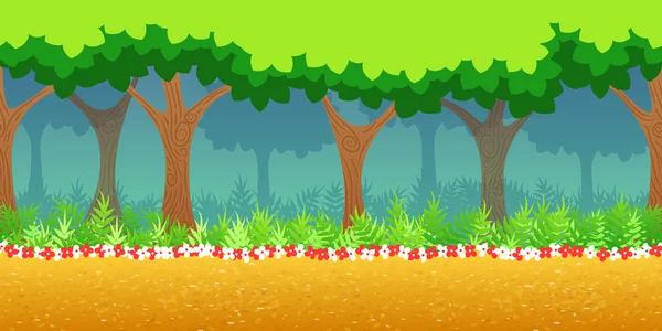 Floresta jogo fundo —  Vetores de Stock