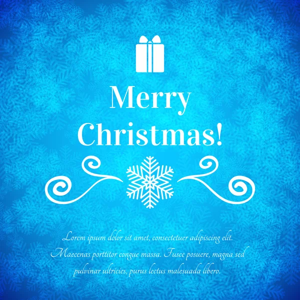 Christmas Greeting Card. — Stock Vector
