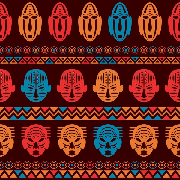Afrikanska Tribal mönster etniska prydnad — Stock vektor