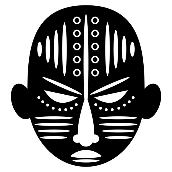 आफ्रिकन मास्क आदिवासी डिझाइन — स्टॉक व्हेक्टर