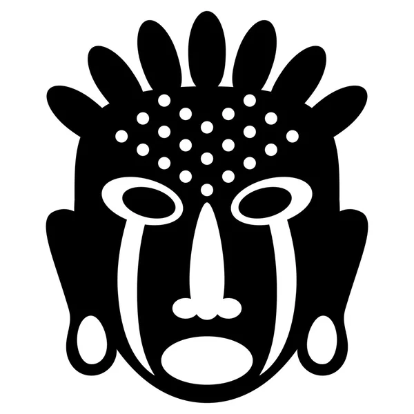 Máscaras africanas diseño tribal — Vector de stock