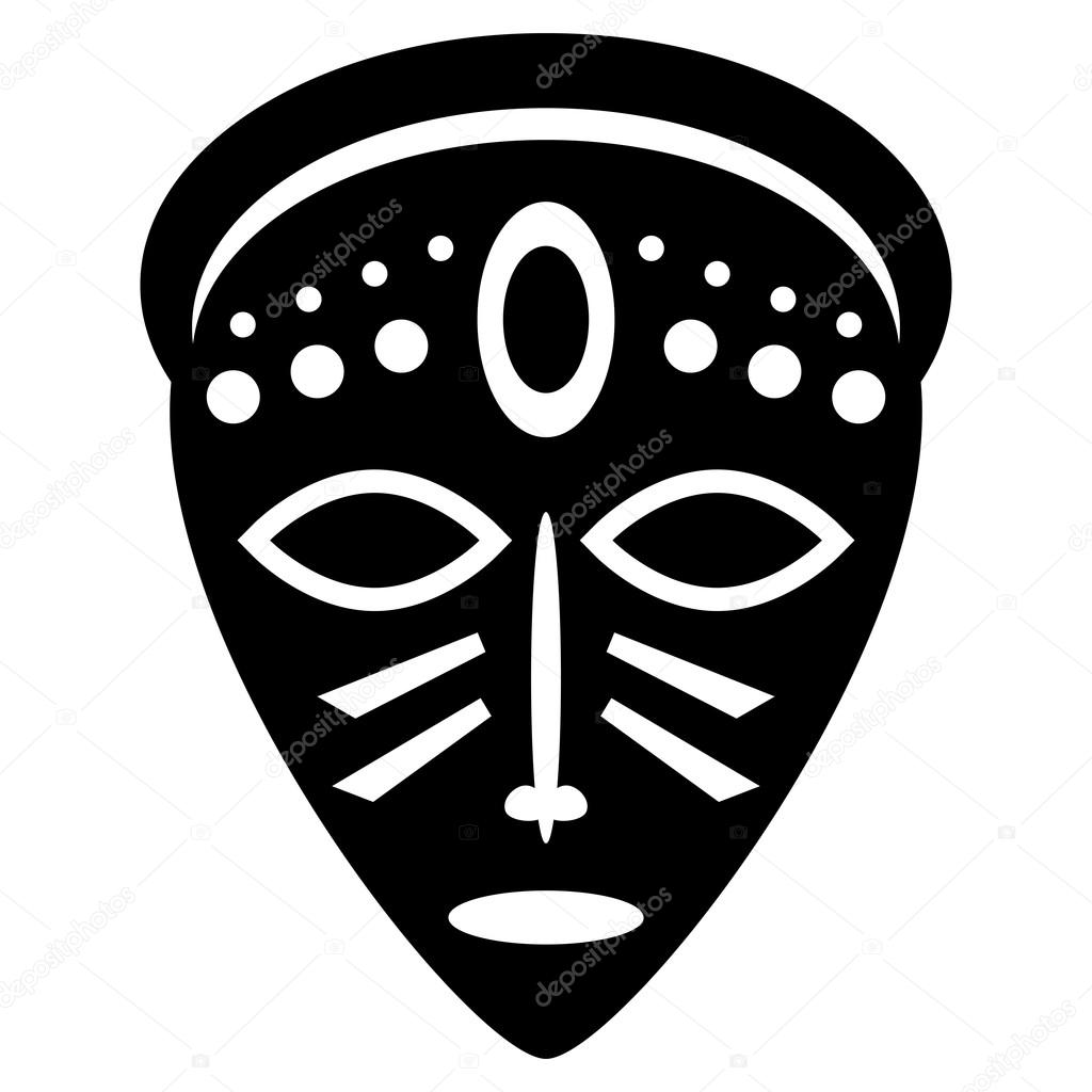 Grøn grundigt køber African Masks tribal design Stock Vector by ©lianella 62785011