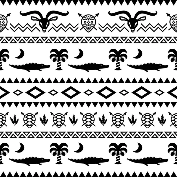 African Tribal Pattern — Stock Vector