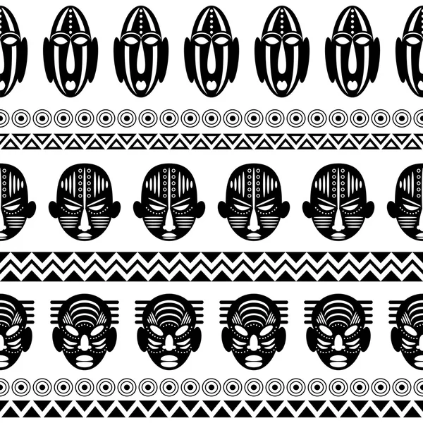 Afrikanska tribal mönster — Stock vektor