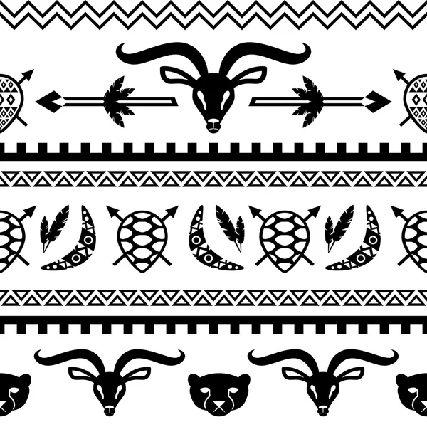 African Tribal Pattern — Stock Vector