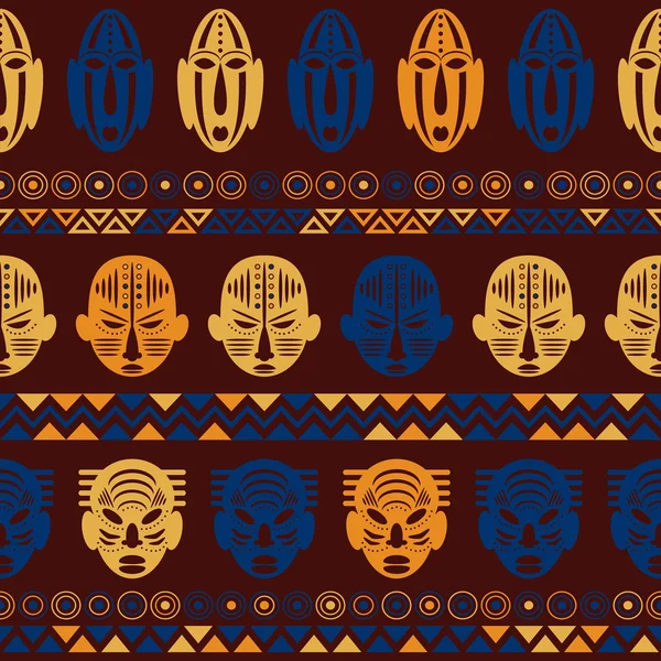 Patrón tribal africano — Vector de stock