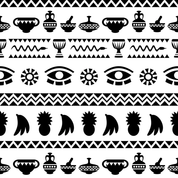 Patrón tribal africano — Vector de stock