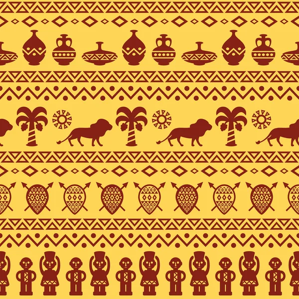 Africké domorodé etnické ornament — Stockový vektor