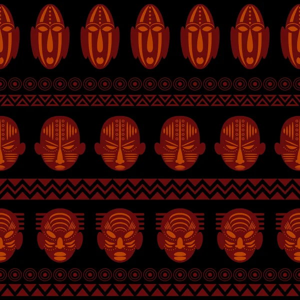 Africký kmenový vzor etnické ornament — Stockový vektor