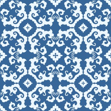 Soyut, dikişsiz çiçek deseni