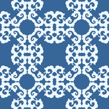 Soyut, dikişsiz çiçek deseni