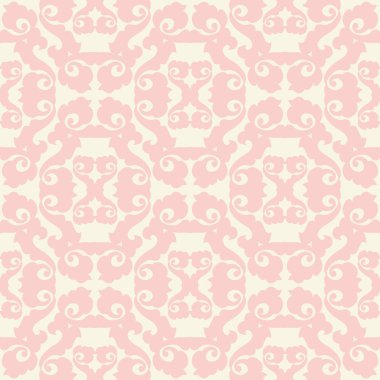 Soyut, dikişsiz çiçek deseni