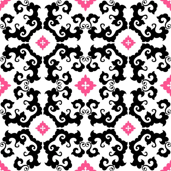 Modèle floral abstrait sans couture — Image vectorielle