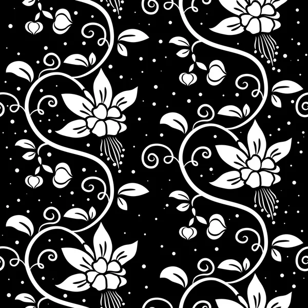 Abstract seamless floral pattern — Stock Vector