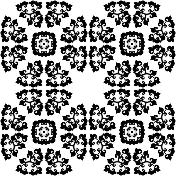 Modèle floral abstrait sans couture — Image vectorielle