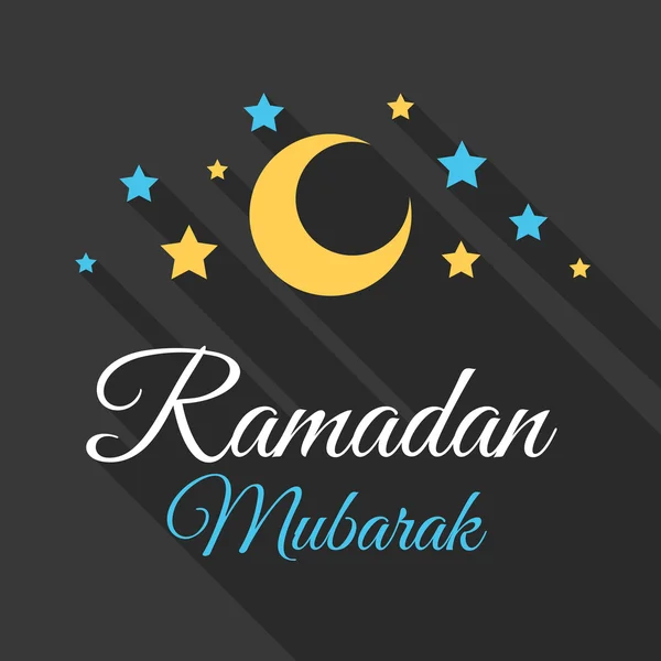 Ramadan Moubarak accueil arrière-plan — Image vectorielle