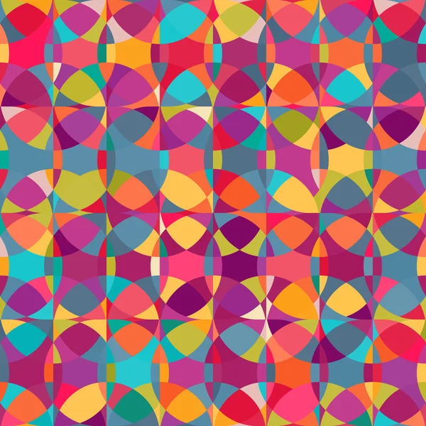 カラフルな抽象的なシームレスなパターン — ストックベクタ