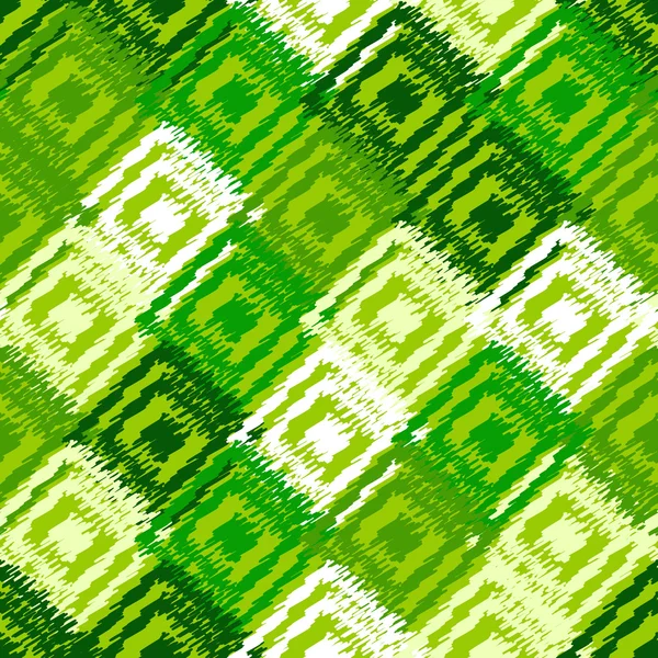 Ikat fabric seamless background — Stockový vektor