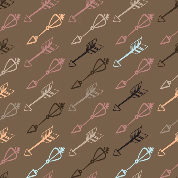 Hand getrokken doodle pijlen — Stockvector