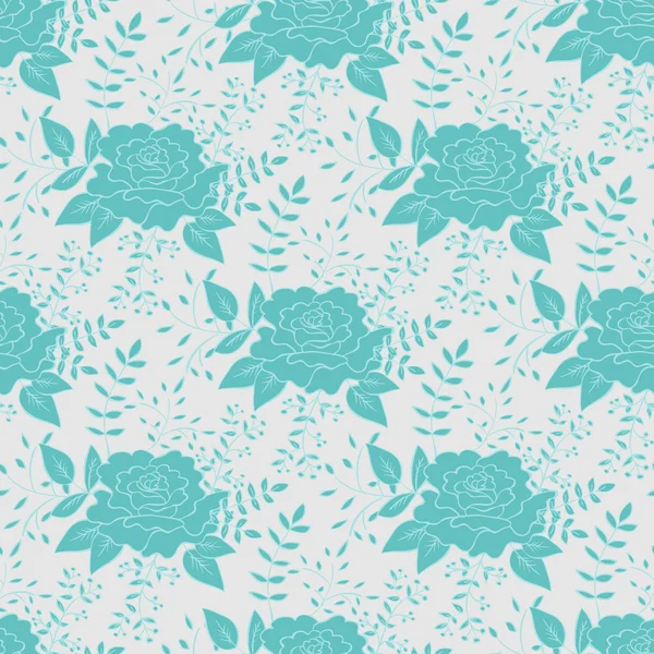 Floral Seamless Pattern — Stock Vector
