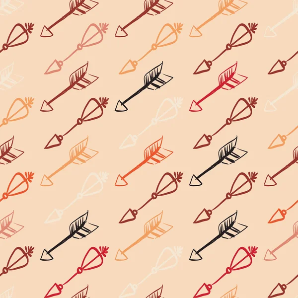 Hand getrokken doodle pijlen — Stockvector