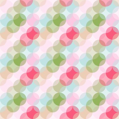 renkli daireler pürüzsüz desen