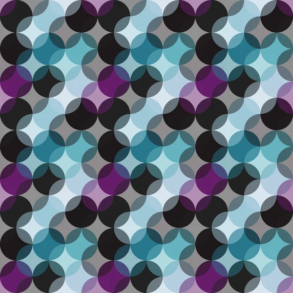 Cercle coloré motif sans couture — Image vectorielle