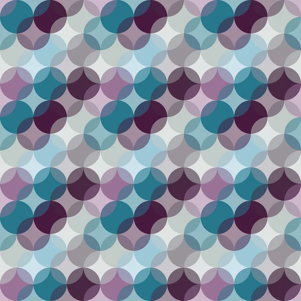 Gekleurde cirkels naadloos patroon — Stockvector