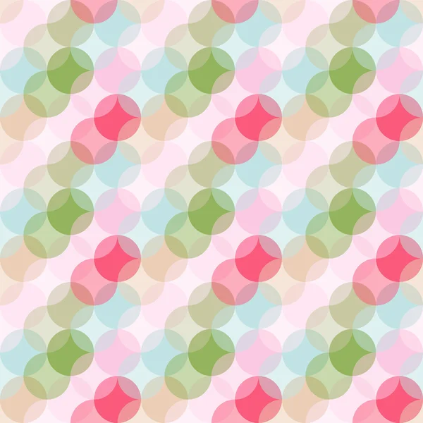 Colored circles seamless pattern — Stock Vector