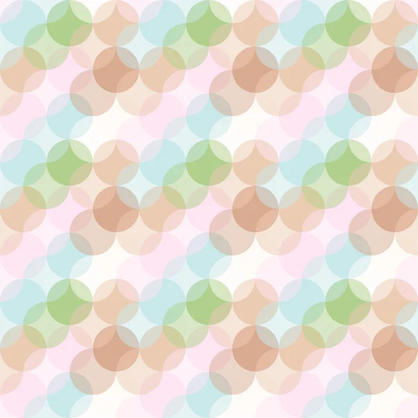 Light circles seamless pattern — Stock Vector