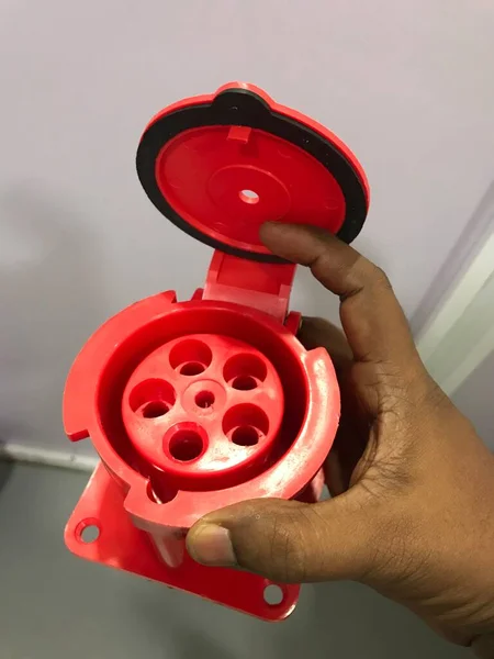 Industrial Female socket for electrical Connection for an plant works