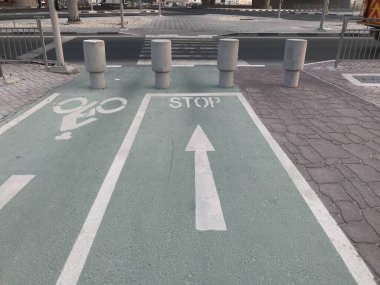 Parkın altyapısı içinde bisiklet yolu ya da bisiklet yolu