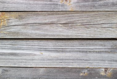 Eski tahtalardan yapılmış ahşap bir arka plan. Düz işlenmiş tahtalardan yapılmış eski bir ahşap çitin dokusu. Düğümlü eski tahtalardan yapılmış ahşap çitler. Arkaplan tasarımı