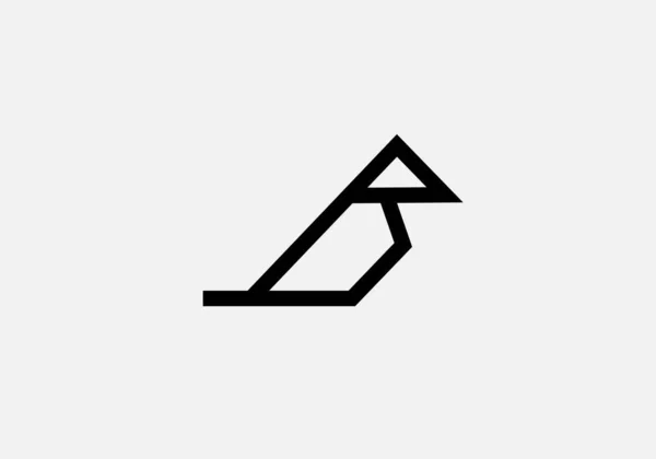 Letter Alphabet Nature Vector Logo Template — Stock Vector