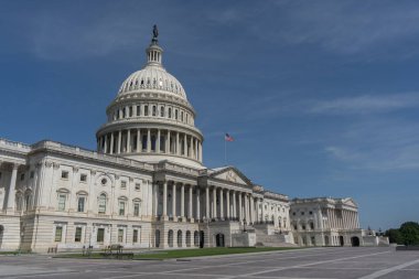 Washington DC - 22 Haziran 2025: ABD Kongre Binası, Washington, D.C. 'de Amerikan demokrasisi ve hükümetinin simgesi..